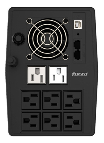Imagen 4 de 7 de Ups Forza Sl-1501ul 1.5kva 1500va 900w 8 Tomas 120v Lcd Lan