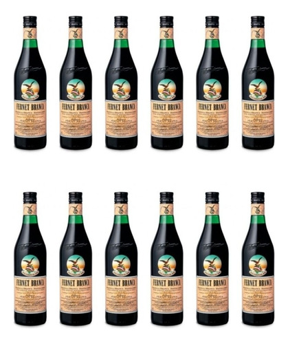 Fernet Branca 750 Ml Caja X12 Unidades Mayorista De Bebdias