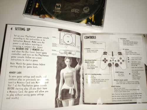 Resident Evil 3 Ps1 Repro Con Manual