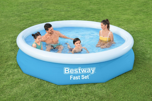 Alberca Semi Inflable 57456 Bestway 305x66 Cm Azul