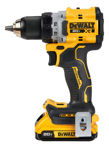 Taladro Atornillador Inalambrico Dewalt Xr 20v Dcd800d2 Bl Color Amarillo