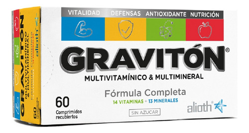 Gravitón Multivitamínico & Multimineral Alioth X60 Comp.