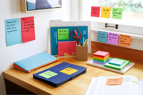 Notas Adhesivas Post-it, 3x3 In, 24 Blocs, 2 Packs
