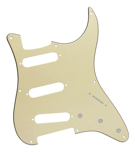 Golpeador De Guitarra Sss Para Strat Color Crema