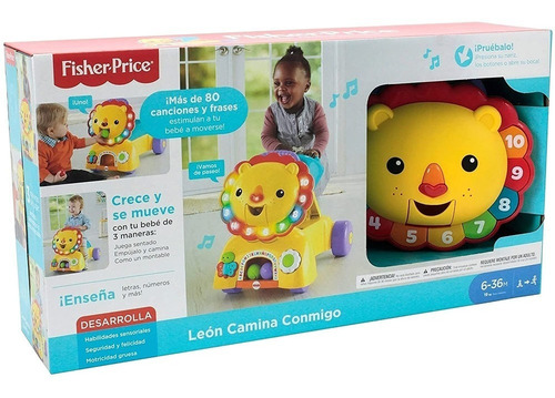 Fisher Price León Camina Conmigo Color Multicolor