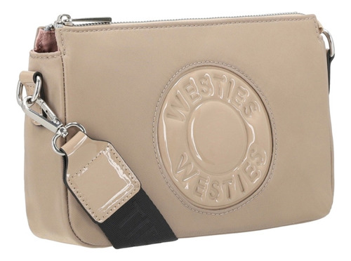 Bolsa Crossbody Para Mujer Westies Taupe Hbbarnatwe
