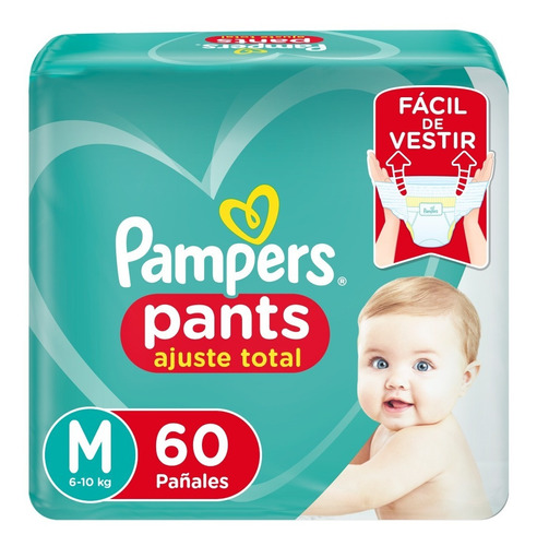 1 Paquete Pañales Pampers Pants Ajuste Total - Elige Talla
