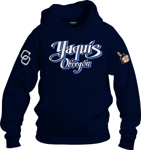 Sudadera Hoodie Yaquis Obregon M1 - Adulto Niño