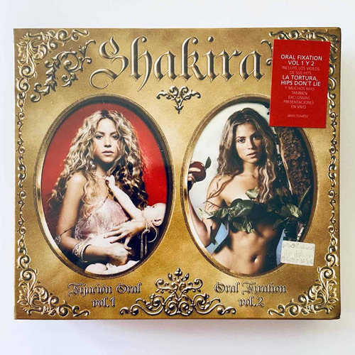 Shakira Fijación Oral Box Set Vol 1 Y 2 + Dvd Nuevo Sellado