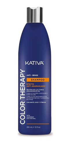 Shampoo Kativa Color Therapy Anti - Anaranjado 355 Ml