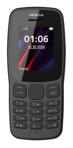 Imagen 1 de 6 de Nokia 106 (2018) 4 MB gris oscuro 4 MB RAM