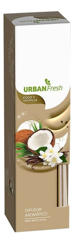 Urban Fresh Coco Vainilla Aromatizante Ambiente Difusor