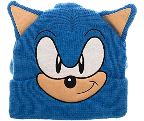 Bioworld Sonic The Hedgehog Gorro De Disfraz For Children Y