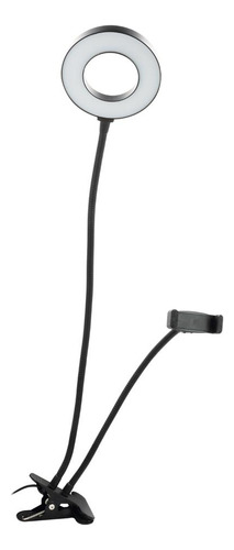 Soporte Tipo Clip Para Smartphone Con Aro De Luz