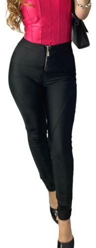 Calça Skinny Up Glam Preta Planet Girls Legging Feminina 