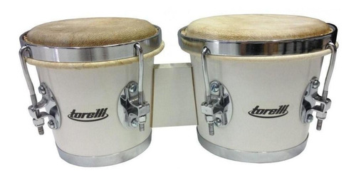 Bongo Torelli Branco 7x8 Com Pele Animal Tb011