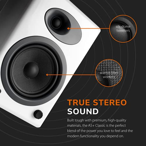 Altavoces De Escritorio Audioengine A5 - 150w, Usb, Rca,