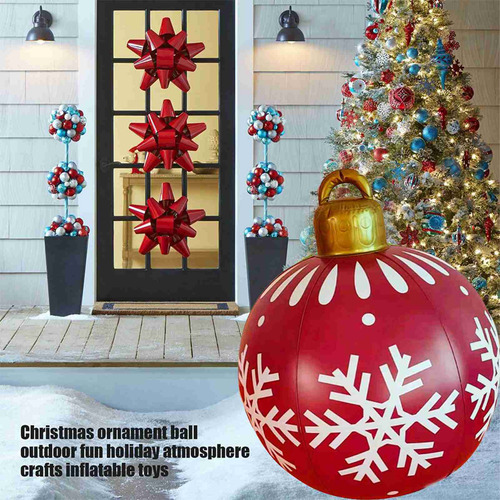 Bola Inflable De Navidad Hecha De Pvc
