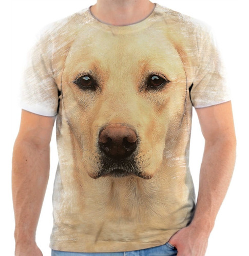 Camiseta Camisa Personalizada Cachorro Animal Labrador 7