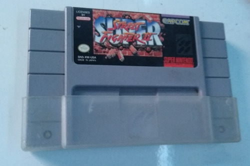 Cartucho Original Super Nintendo Super Street Fighter 2