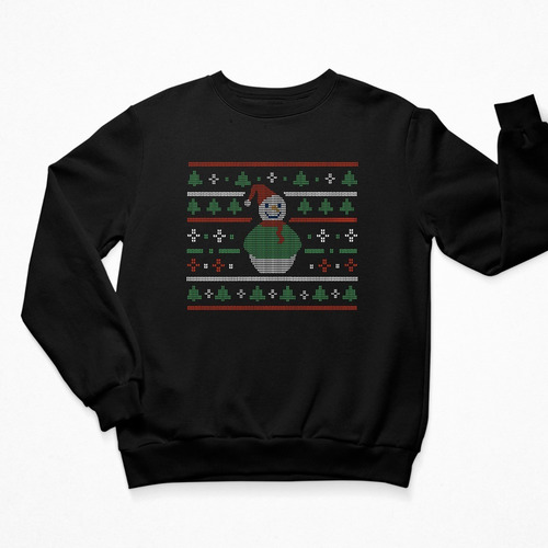 Imagen 2 de 5 de Sudadera Navidad - Unisex - Diseño Navideño- Muñeco De Nieve