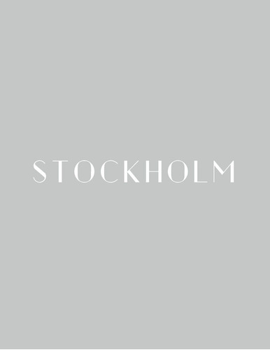 Libro: Stockholm: A Decorative Book ¦ Perfect For Stacking O