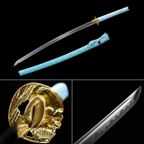 Samurai Katana Espada, Hecha A Mano Japonesa, Práctica 1095 