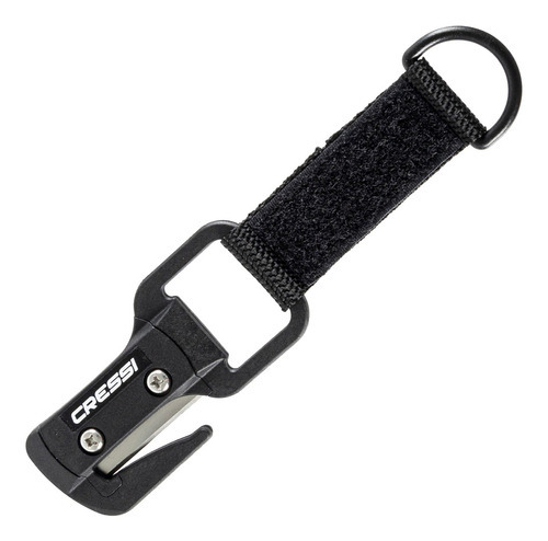 Cuchillo de buceo Cressi Line Cutter negro