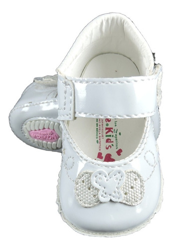 Zapato Bebe Niña Mod 1026 Bautizo Fiesta Vestir