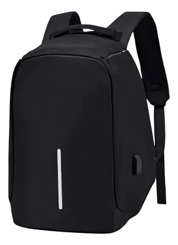 Mochila Antirrobo Impermeable Porta Notebook Usb Anticorte C