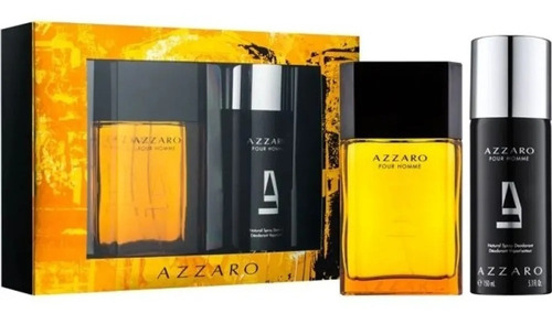 Set Azzaro Pour Homme Edt 100ml Deo Pack Premium