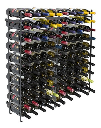 Sorbus Wine Display Rack 100 Bottle Gran Capacidad Wobble Fr