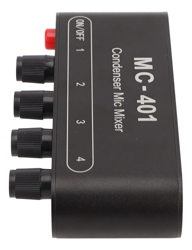 Mezclador De Sonido Con Micrófono 4 Entradas Y 1 Salida, Est
