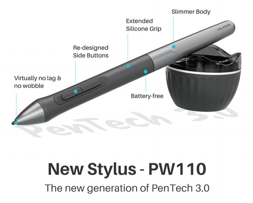 Tableta Digitalizadora Pequeña Huion Inspiroy 2 Con Lápiz Ca