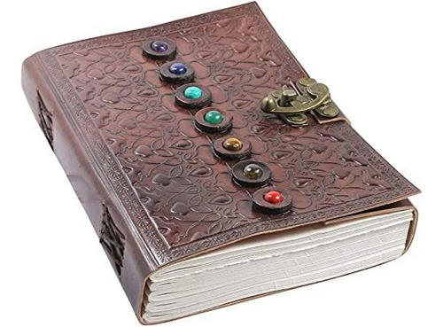 Leather Book Of Shadows Journal Supernatural Notebook W...