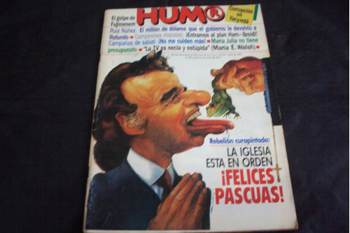 Revista Humor # 313 - Tapa Menem Comiendose El Sapo