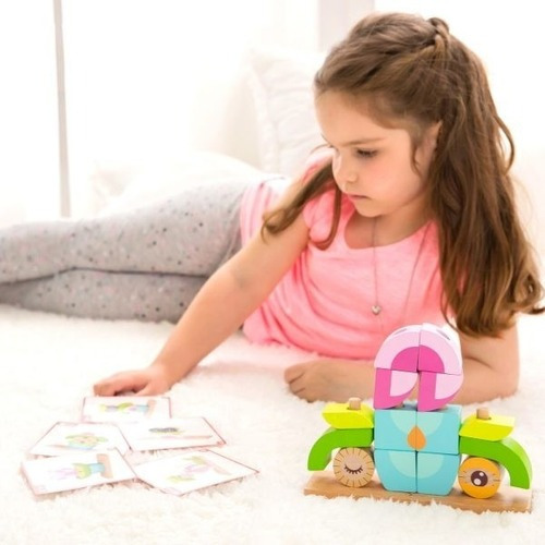Bloques Madera Lechuza Multi Puzzle Encastre Classic World