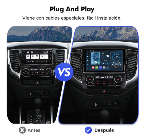 Estéreo Android For Mitsubishi L200 2016-2020 A/c Auto Gps