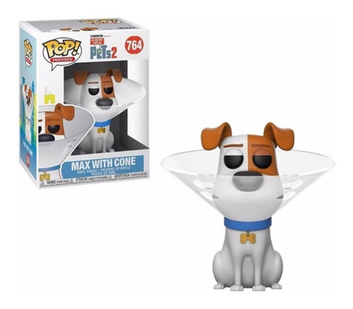 Funko Pop! La Vida Secreta De Tus Mascotas Max With Cone