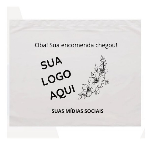 Envelope De Segurança Personalizado Com Logomarca 13x25 250