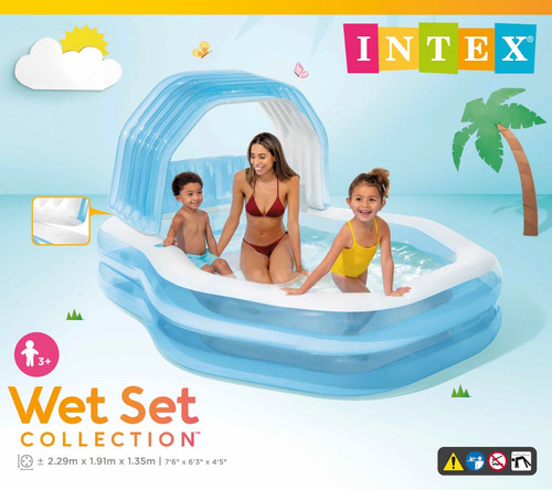 Piscina familiar Paradise con cubierta - Intex 57186