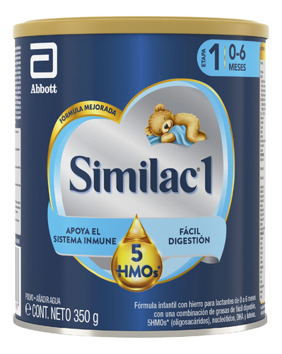 Similac 1 Formula Infantil 5 Hmos 350g