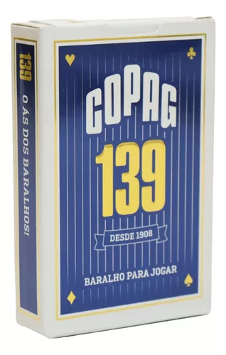 Jogo de Cartas - Baralho para Jogar 139 - Tradicional - Azul - Copag