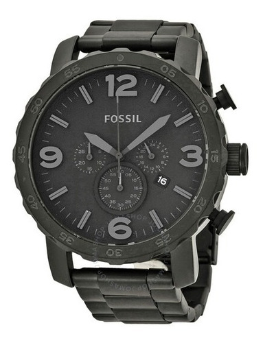 Reloj Fossil Jr1401  Nate Cronógrafo Hombre 