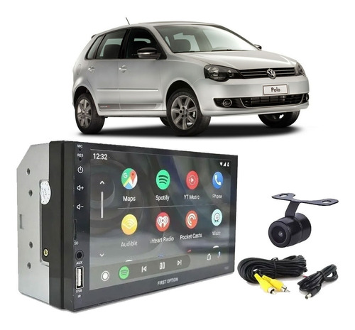 Kit Central De Multimídia Vw Polo Hatch Sedan 2003 A 2012