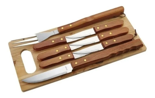Set De 9 Herramientas Para Asador De Acero Inoxidable Grill