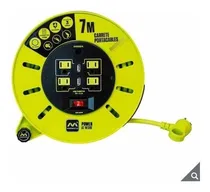 Comprar Extension Con Carrete Uso Rudo 7 Mt Industrial,residencial