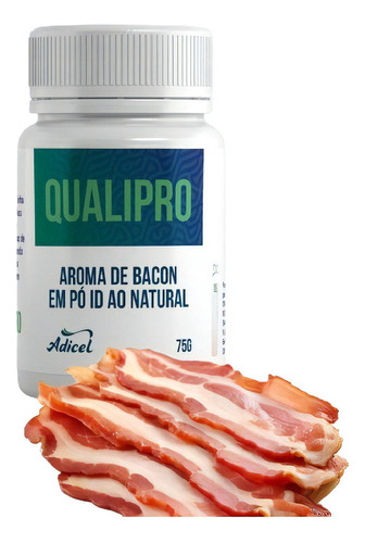 Aroma De Bacon Em Pó Idêntico Ao Natural - 75g