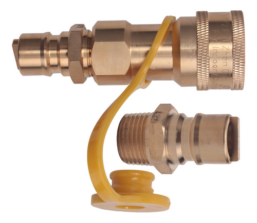Conector Rápido De Conexión Rápida A Gas Propano De Latón Ma