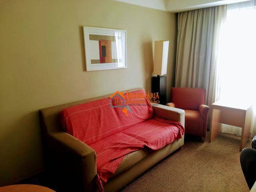 Imagem 2 de 10 de Flat À Venda, 34 M² Por R$ 175.000,00 - Centro - Guarulhos/sp - Fl0005
